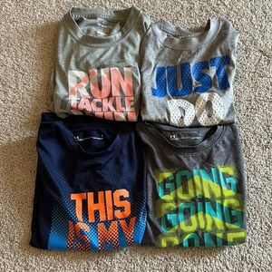 Boys Nike and Under Armour Tshirt Bundle